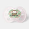 Pink/Green/Brown Owl, Personalized Girls Pacifier