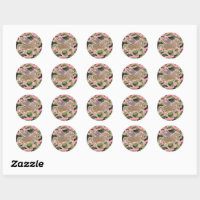 Country Pink Green Army Camo Camouflage Pattern Pillowcase, Zazzle