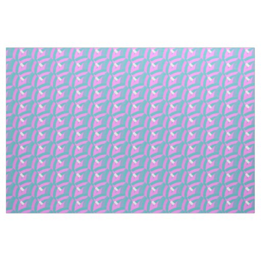 pink/green chic contemporary chevrons fabric