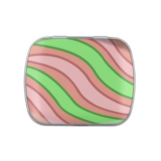 Pink & Green Easter Egg Party Favor Jelly Belly Candy Tins