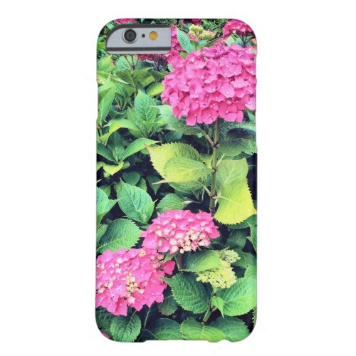 Pink Green Flowers Photo iPhone 66s Barely There Barely There iPhone 6 Case