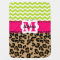 Pink Green Leopard Chevron Personalized