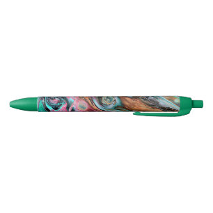 Pink & Green marble  Pen