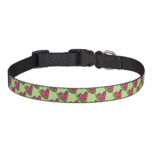 Pink/Green Melon Watermelon Fruit Slice Pet Collar