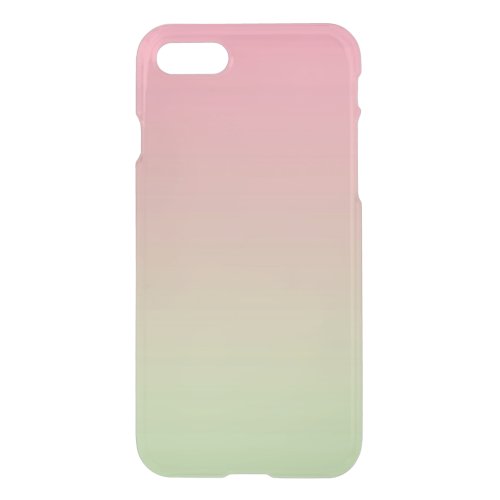 Pink  Green Ombre iPhone SE87 Case
