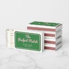 Pink & Green Perfect Match Custom Wedding Favors