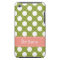 Pink Green Polka Dot iPod Touch 4th Gen Case Cover