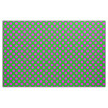 Pink&amp;Green Polka Dots Pattern Fabric