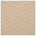Pink, Green &amp; Red Raspberry Stripes Fabric