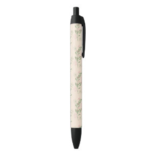 Pink Green Retro Y2K 70s Flower Pattern Pen