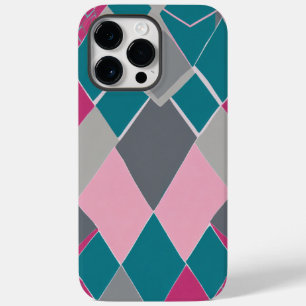 pink green square Case-Mate iPhone 14 pro max case