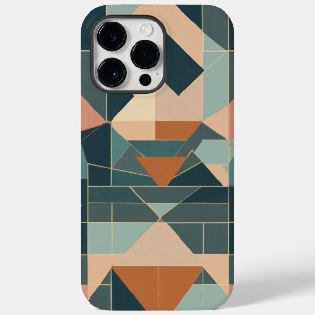 pink green square Case-Mate iPhone case (Back)