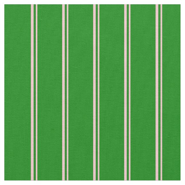 Pink & Green Striped/Lined Pattern Fabric (Close Up)
