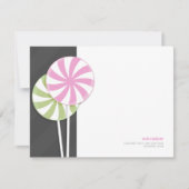 Pink & Green Swirl Lollipops Personalizable (Front)