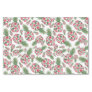 Pink Green Watercolor Floral Pineapples Pattern Tissue Paper