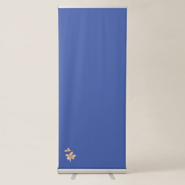 pink, grey brown Vertical Retractable Banner (Front)