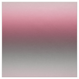 Pink Grey Gradient Ombre Colored Fabric