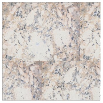 Pink & Grey Marble Cotton Fabric by RF_Design_Studio at Zazzle