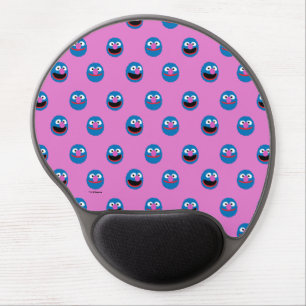 Pink Grover Face Pattern Gel Mouse Pad