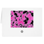 Pink Grunge Cards (Back Horizontal)