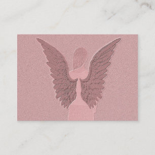 Pink Guardian Angel Business Card