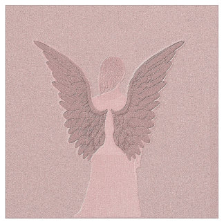 Pink Guardian Angel Fabric