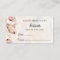 Pink Guess How Many Kisses Bridal Shower Game Card