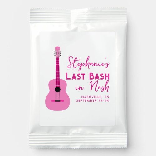 Pink Guitar Last Bash in Nash Bachelorette    Margarita Drink Mix