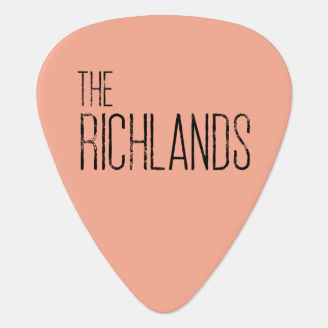 Pink Guitar Pick (Front)
