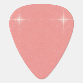 Pink Guitar Pick Patterned