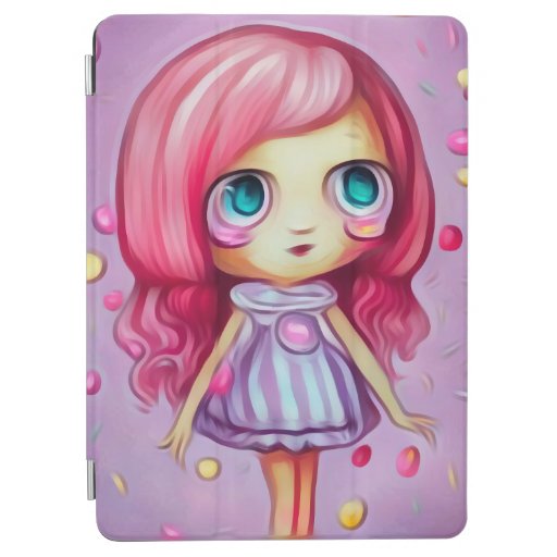 Pink Hair Candy Doll iPad Air Cover