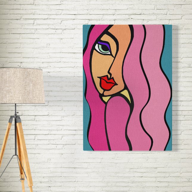 Pink haired beauty poster (Creator Uploaded)