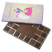 Pink Haired Neko Anime Girl, Chocolate Box (Opened)