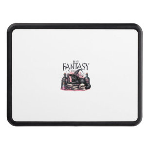 Pink Halloween Black Cat Spell Books Potions Witch Hitch Cover