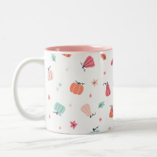 Pink Halloween cute Pumpkins Coffee Mug