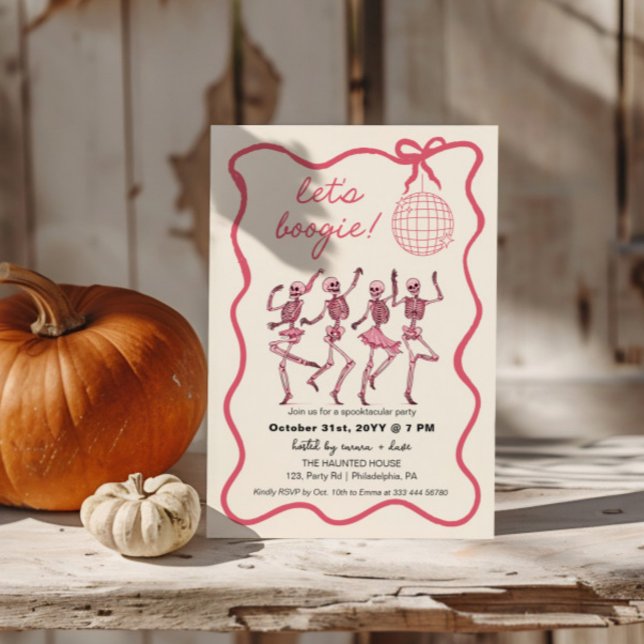 Pink Halloween Dancing Party | Girly skeletons Announcement (Creator Uploaded)