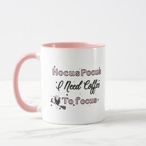 Pink Halloween Hocus Pocus Mug