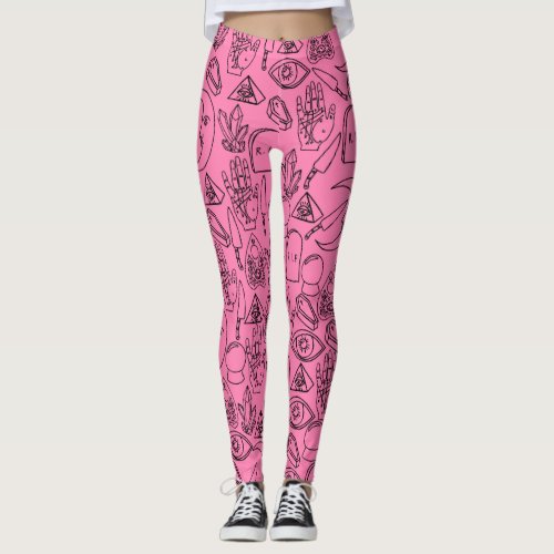 Pink Halloween Leggings