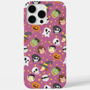 Pink Halloween Parade Cartoon Pattern Phone Case