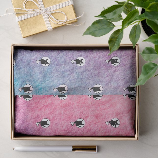 Pink Halloween Tissue Paper by Poet Adiela Akoo (Gift)