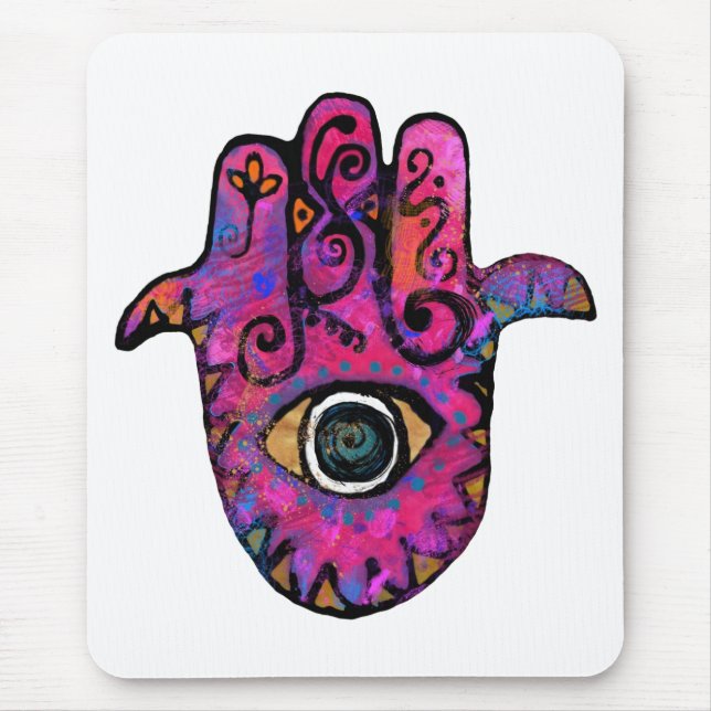 **PINK HAMSA** MOUSE PAD (Front)