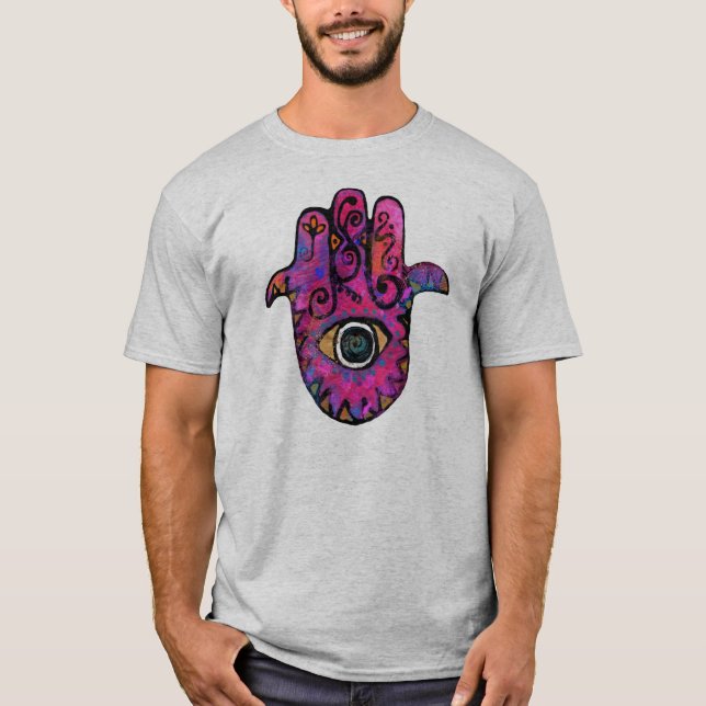 **PINK HAMSA** T-Shirt (Front)
