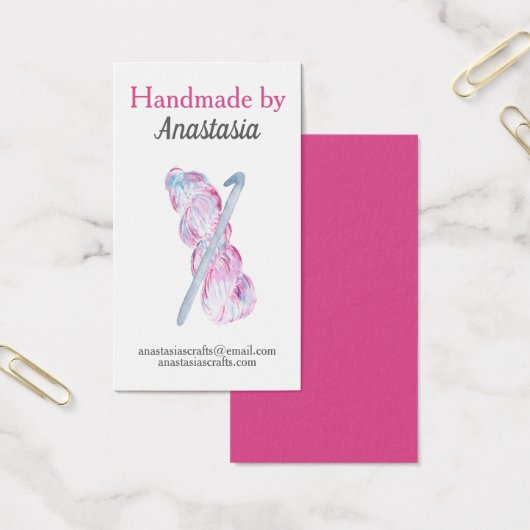 Pink Handmade Crochet Craft (Office)