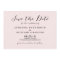 Pink Handwritten Script Save the Date Announcement