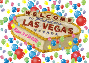 las vegas birthday cards zazzle