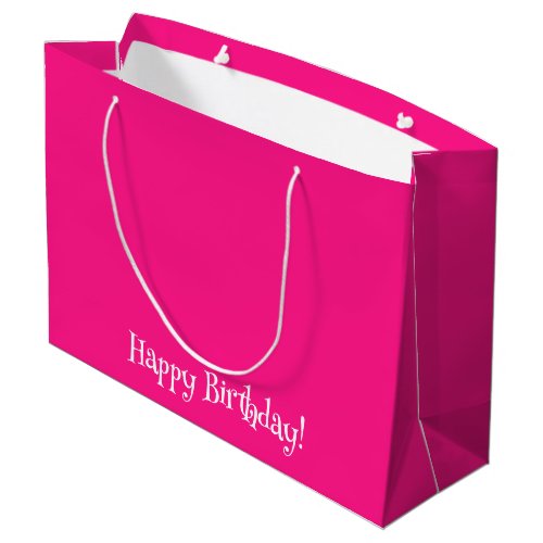 Pink Happy Birthday Gift Bag