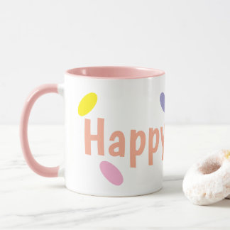 Pink Happy Bunny  Mug