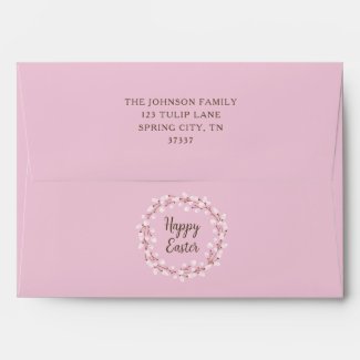 Pink Happy Easter Cute Watercolor **bleep** Willow 