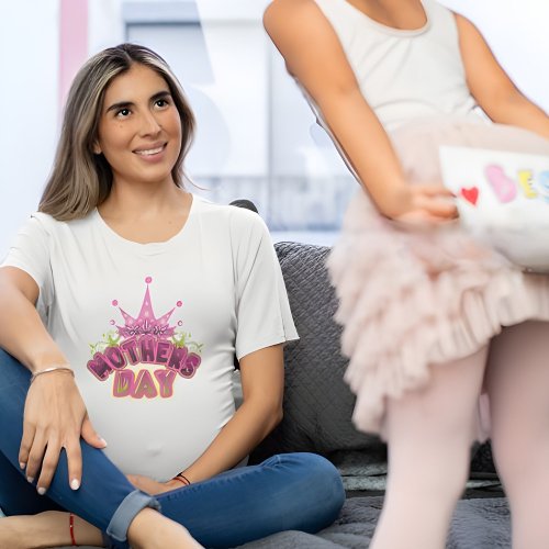 Pink Happy mothers day Women T_Shirt
