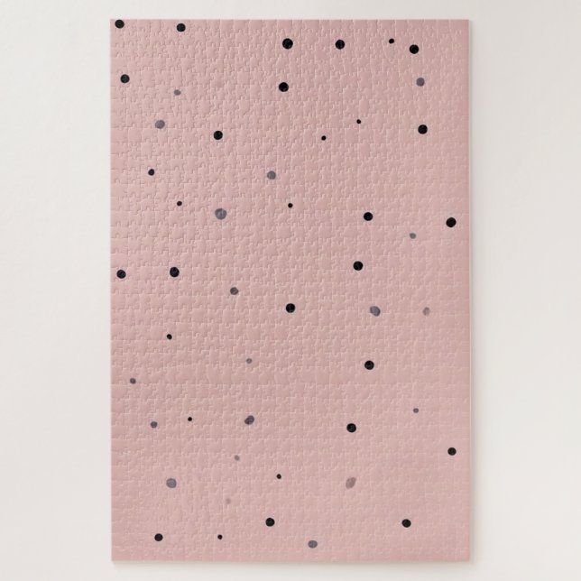 Pink Hard To Solve Jigsaw Puzzle (Vertical)
